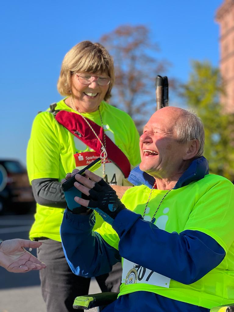 Läufer beim Inklusionslauf